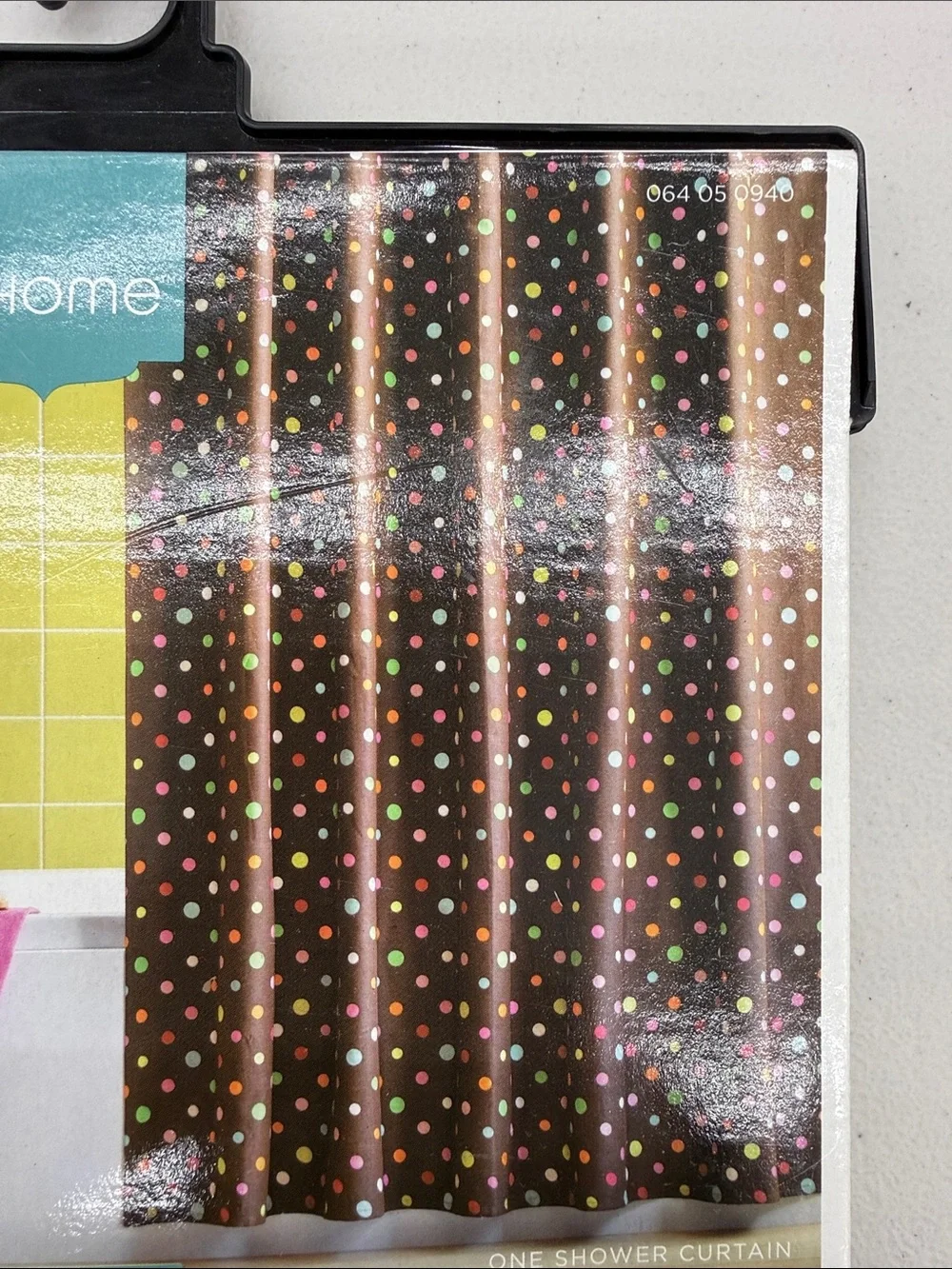 Cotton shower curtain, @Home by Target, Lots O Dots Brown, 72x72 inches